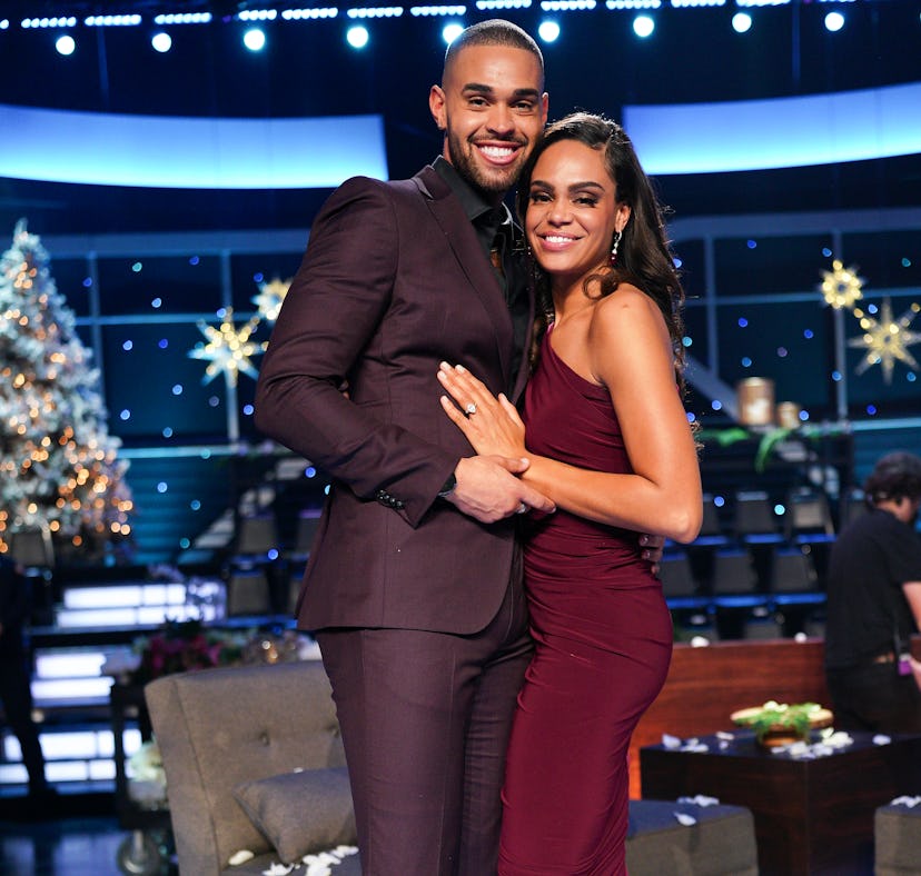 Michelle Young and Nayte Olukoya got engaged on The Bachelorette season finale this week.