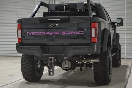 MegaRexx MegaBronc Ford F-250 Super Duty Lariat rear angle promo image