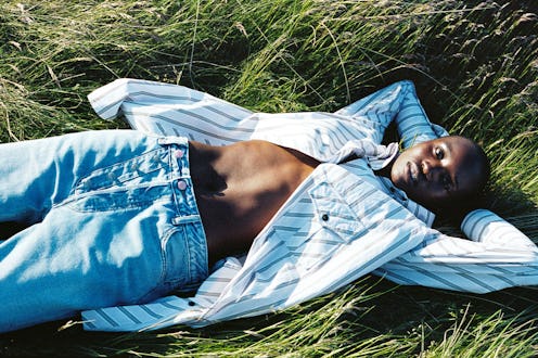 Ganni's denim line is eco-friendly and stylish, featuring two viral trends including 2000s-inspired ...