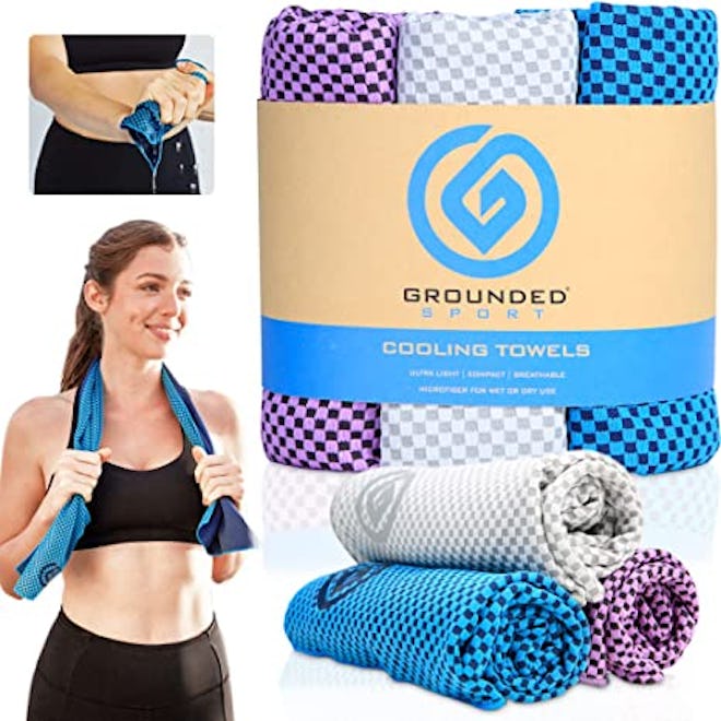 Grounded Sport Cooling Towels (3-Pack)