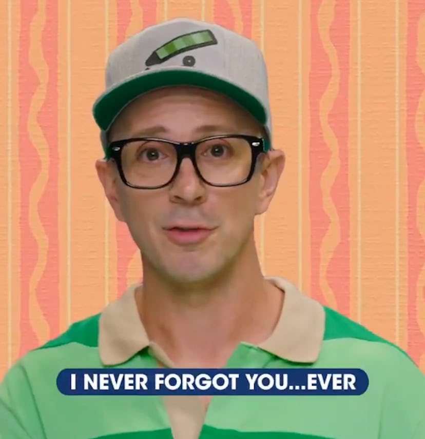 Steve from Blue's Clues emotionally owns a generation of adults.