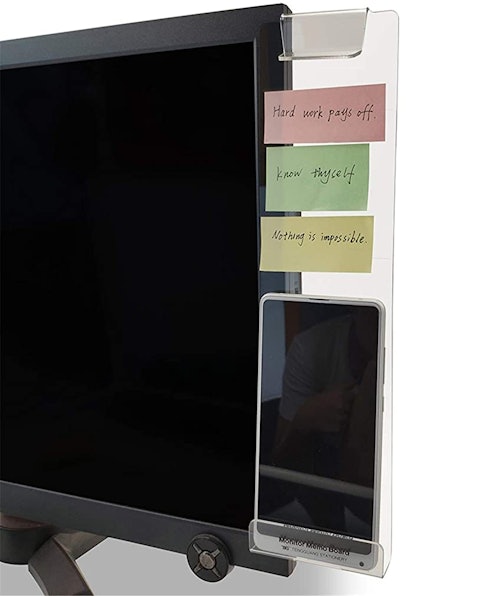 MINSA Multifunction Acrylic Transparent Computer Monitors Memo Board