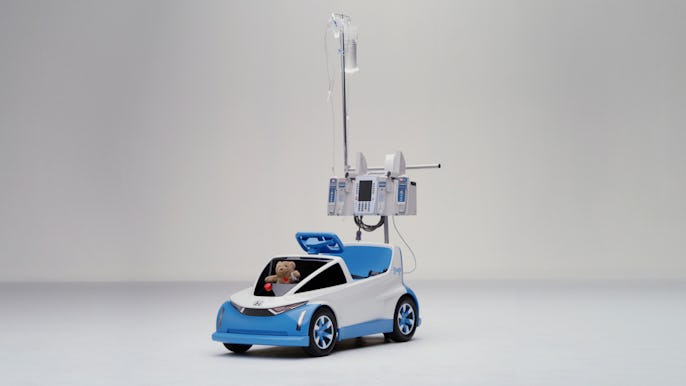 A screenshot from Honda's Project Courage video