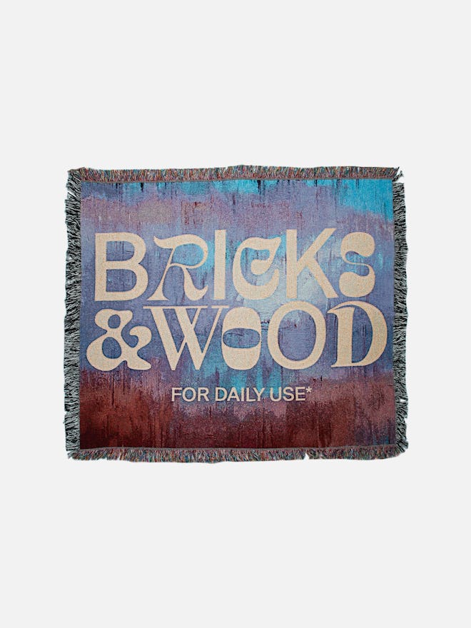 Bricks & Wood For Daily Use Throw Blanket