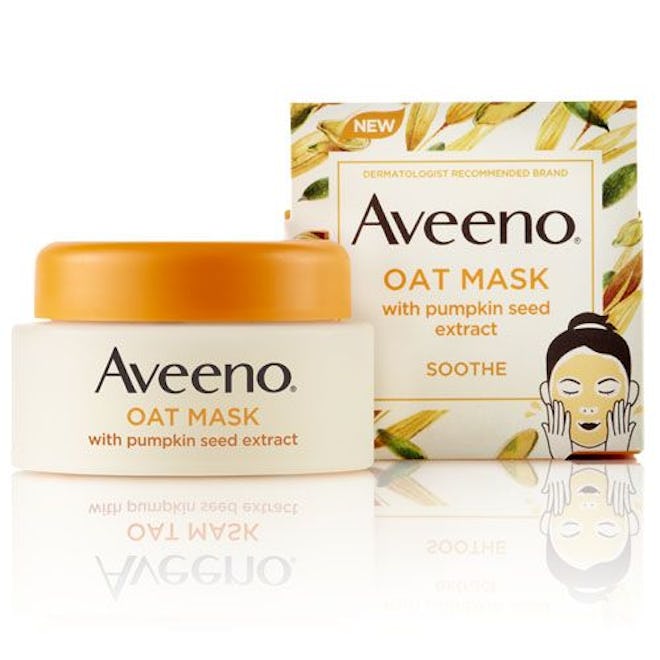 Aveeno Oat Face Mask with Soothing Pumpkin Seed Extract