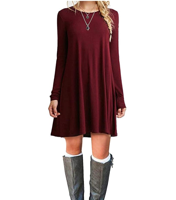 MOLERANI Long Sleeve T-Shirt Dress