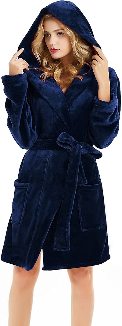 U2SKIIN Short Fleece Robe