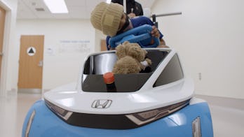 A screenshot from Honda's Project Courage video 