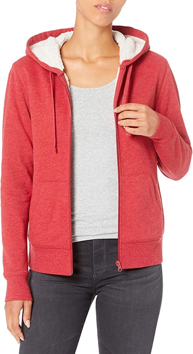 Amazon Essentials Sherpa-Lined Hooded Jacket