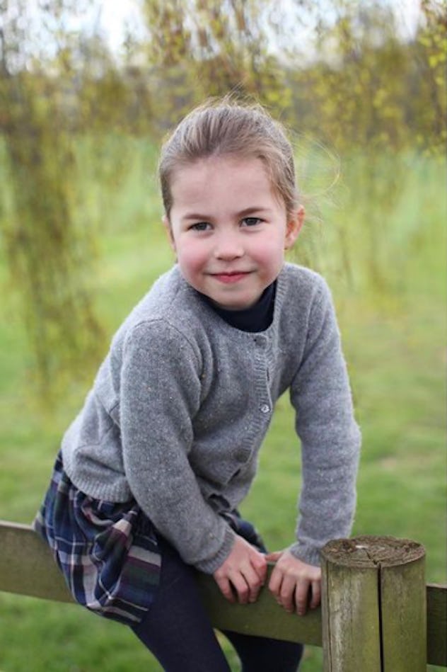 Princess Charlotte doesn't mind a warm sweater.