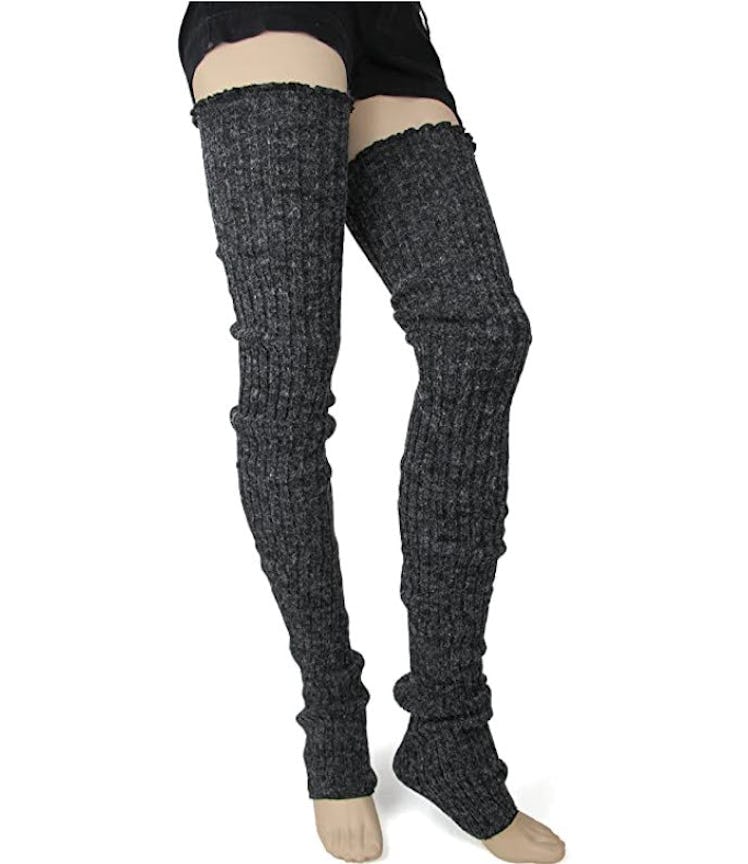 Foot Traffic Cable-Knit Leg Warmers