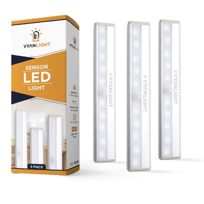Vyanlight Motion Activated Stick-on Anywhere Lights (3-Pack)