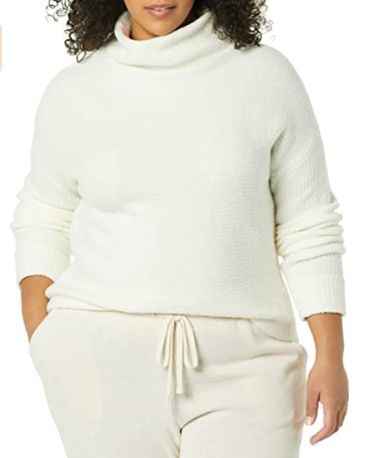 Daily Ritual Cozy Mock Neck Sweater