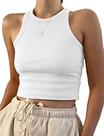 MISSACTIVER Basic Crop Tank Top