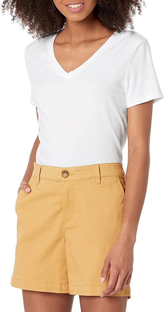 Amazon Essentials Classic V-Neck Tee (2-Pack)