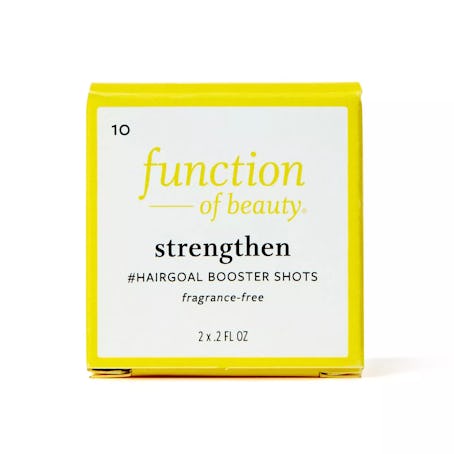 Function of Beauty Strengthen #HairGoal Booster Shots with Pea Sprout Extract