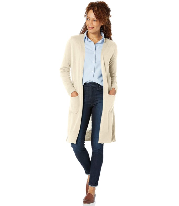Amazon Essentials Longer Length Cardigan