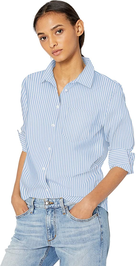 Amazon Essentials Classic Button Down Poplin Shirt