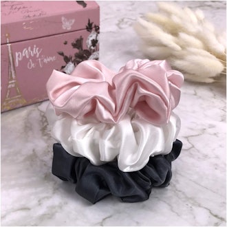 Celestial Silk Mulberry Silk Scrunchies (3 Pack)