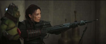 Ming-Na Wen as Fennec Shand in The Book of Boba Fett.