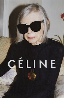 Joan Didion for Celine. 