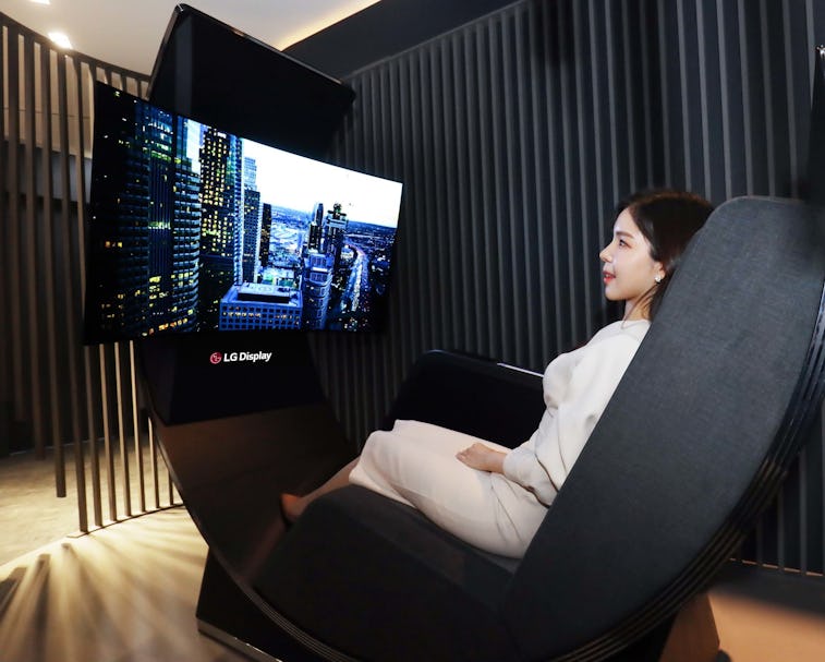 LG Display's media chair concept