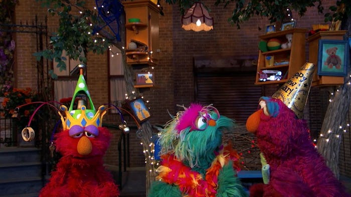 Sesame Street has a cute New Year's Eve episode.