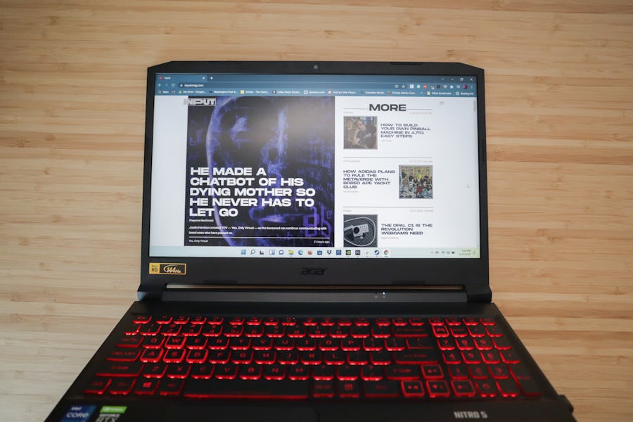 Acer Nitro 5 review: Terrific for 1080p gaming, but poor for work