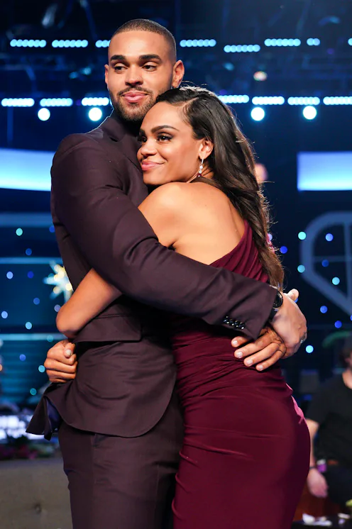 Michelle & Nayte's 'Bachelorette' season ended days before their first Christmas together. Photo via...