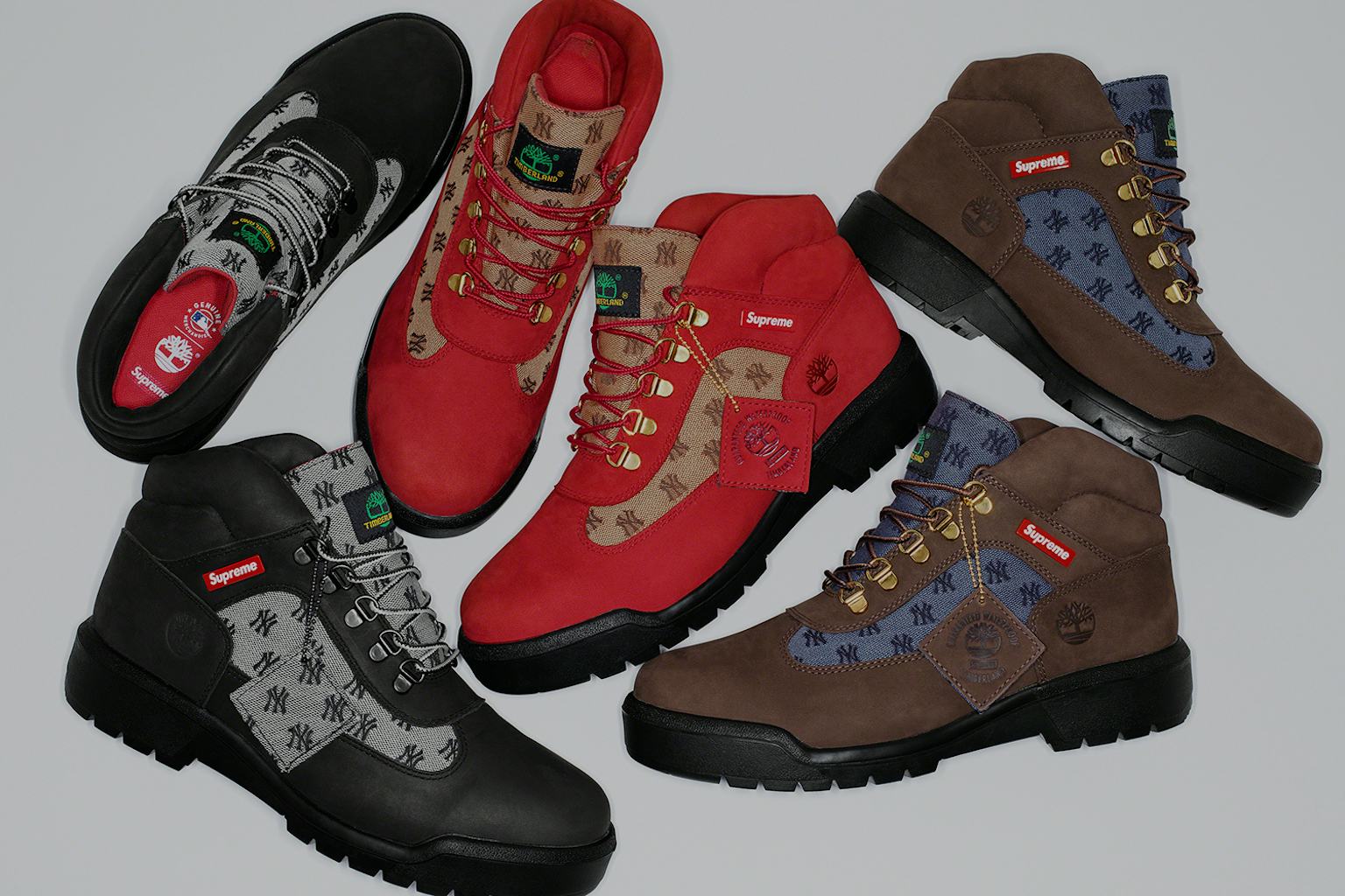 Supreme’s Yankees Timberland boots are ready for a very NYC winter