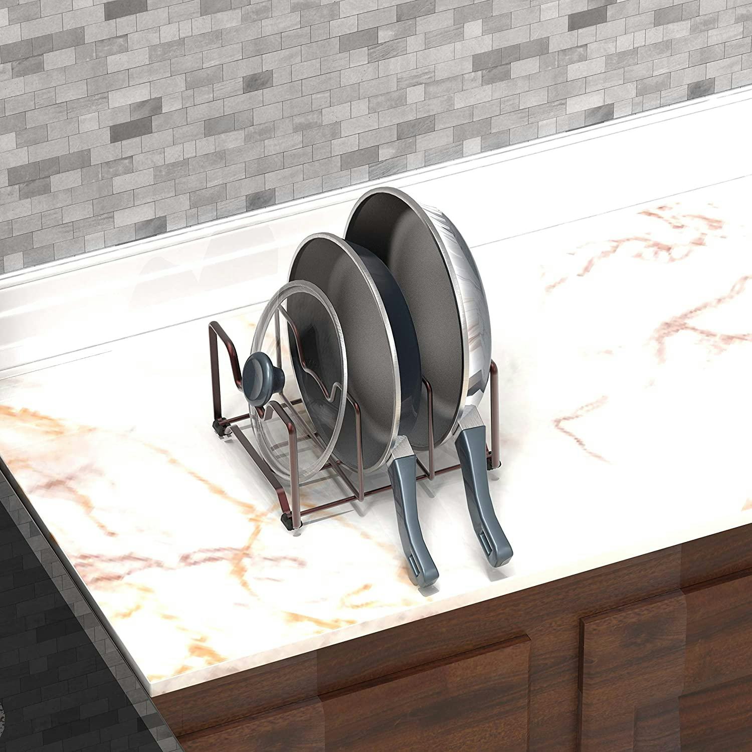 SimpleHouseware Bakeware Organizer Rack (2-Pack)