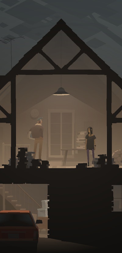 A screenshot from Kentucky Route Zero TV Edition video game on Nintendo Switch