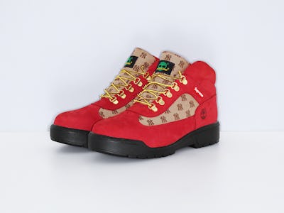 Supreme s Yankees Timberland boots are ready for a very NYC winter