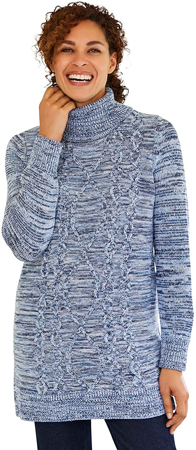 This turtleneck tunic sweater is perfect for sweater weather.