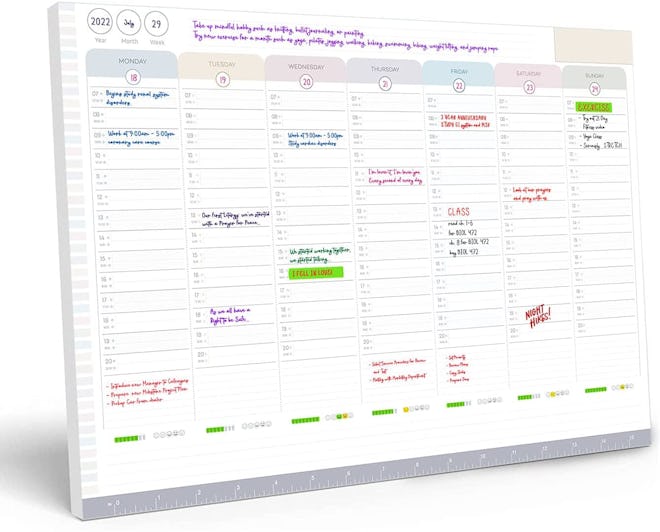 String & Space Weekly Planner Pad