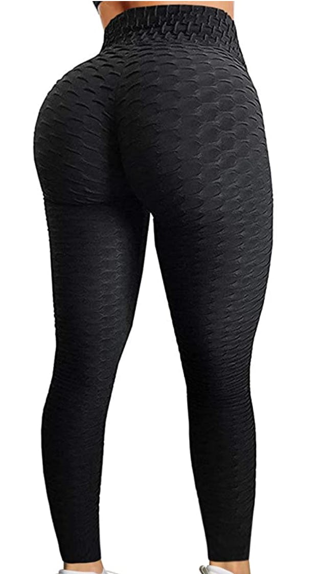 A AGROSTE High-Waisted Ruched Leggings