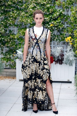 Emma Watson wearing Louis Vuitton.