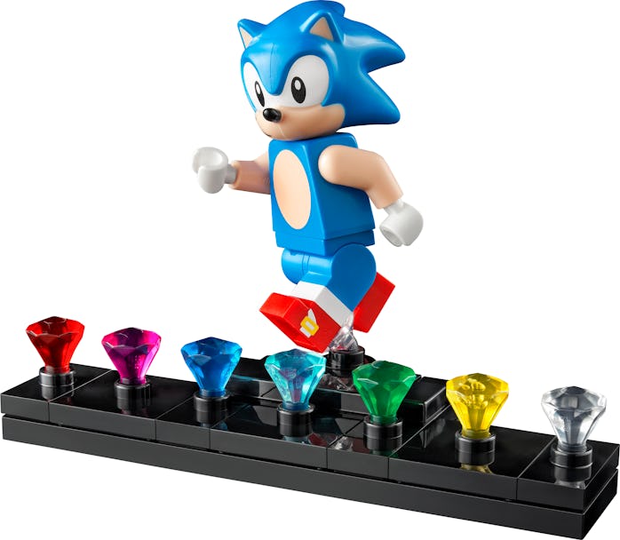 Lego Sonic and the seven Chaos Emeralds 