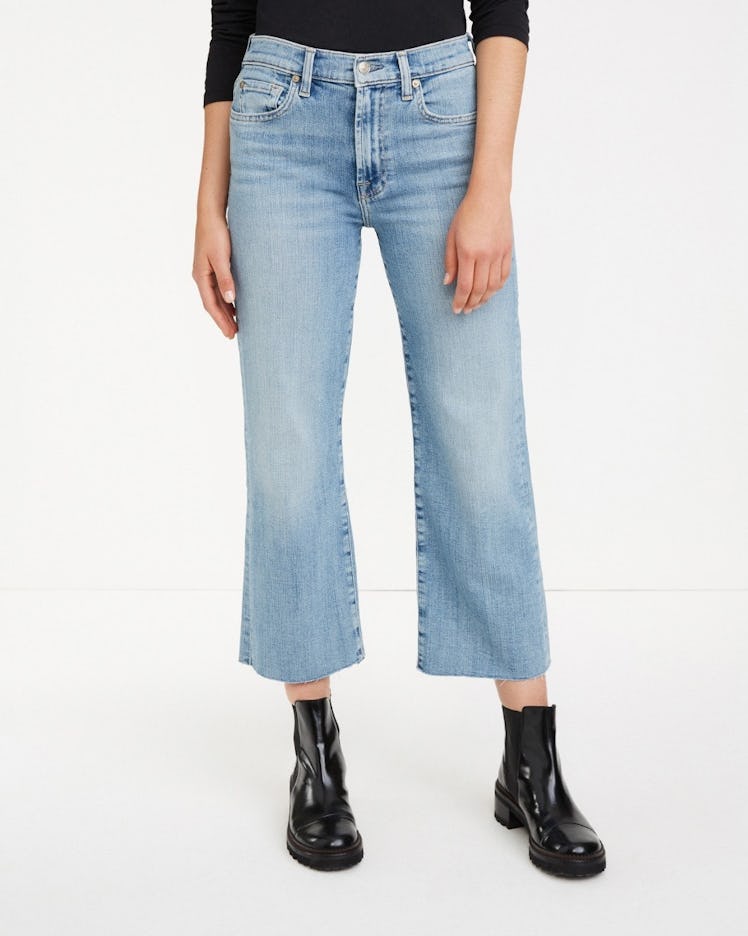 7 For All Mankind cropped jeans.