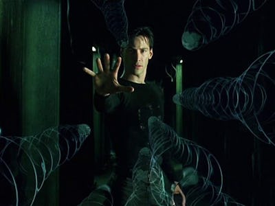 Keanu Reeves in "The Matrix Resurrections"