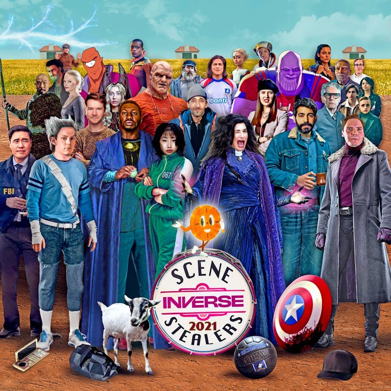 artwork of characters in Scene Stealers 2021