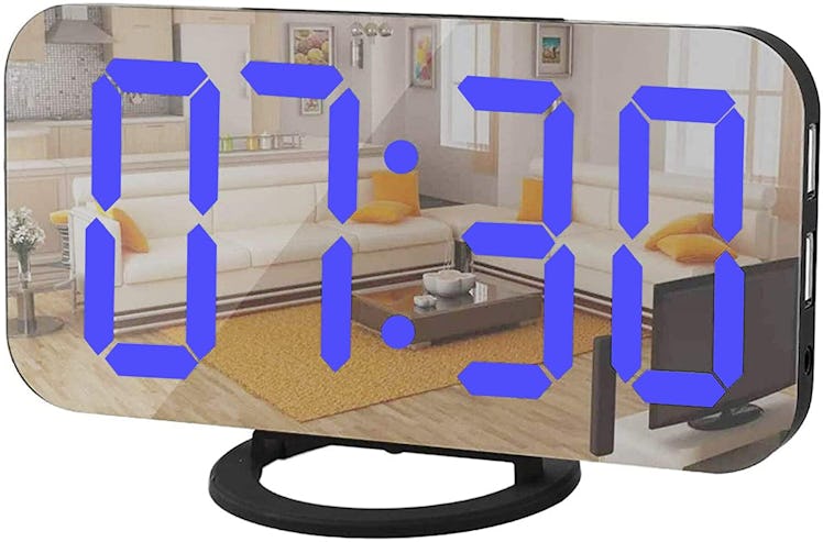 SZELAM Mirror Surface LED Clock