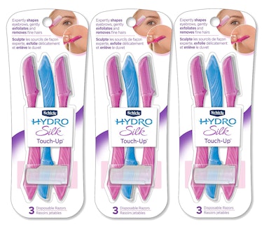 Schick Hydro Silk Touch-Up Multipurpose Exfoliating Dermaplaning Tool (3-Pack)