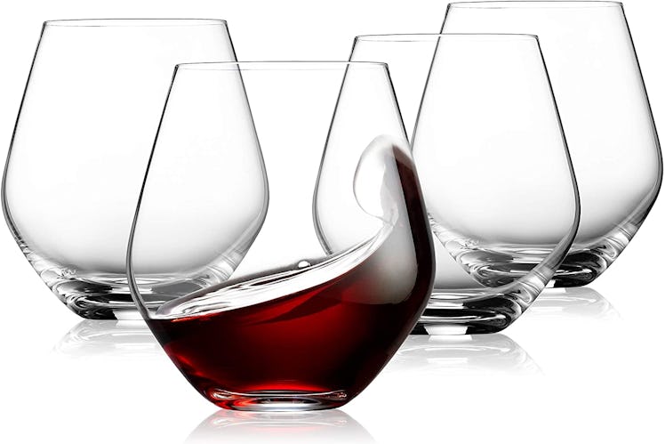 Godinger Stemless Wine Glasses (4-Pack)