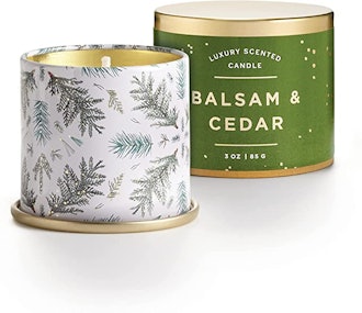Illume Noble Holiday Collection Balsam & Cedar Demi Vanity Tin