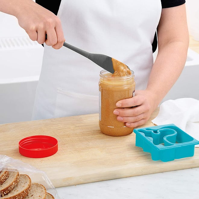 Tovolo Long-Handled Jar Scraper Spatula