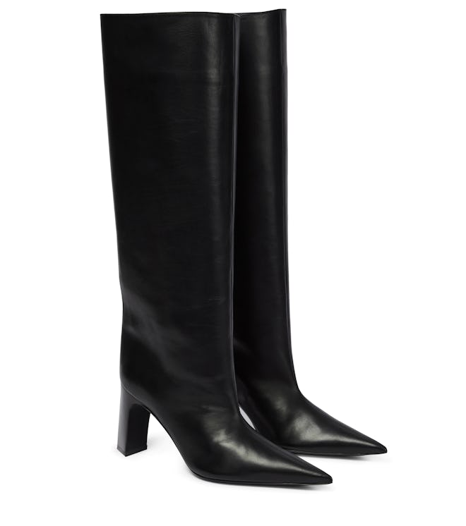 Blade Leather Knee-High Boots