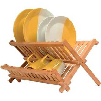 Bambüsi Collapsible Bamboo Dish Drying Rack