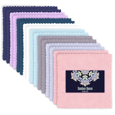 BAMBOO QUEEN Premium Makeup Remover Cloths (16-Pack)
