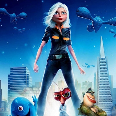 movie poster from Monsters vs. Aliens
